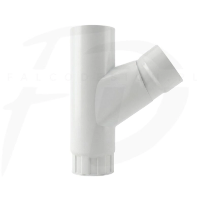 Trójnik rury stal Inguri ⌀ 100 kolor biały RAL 9002